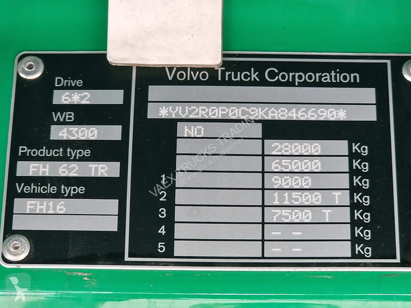 Camion Volvo 16750 Lowroof 6x2*4 - Chassis -...