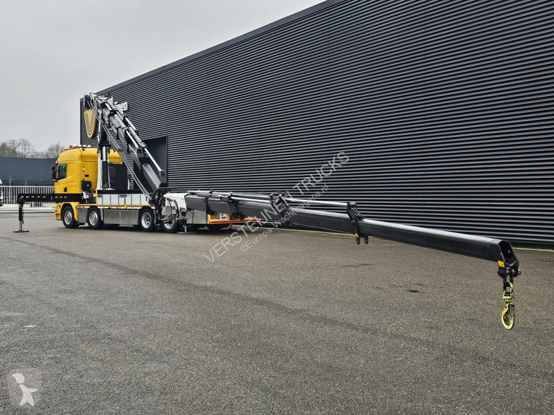 شاحنة Scania R490 8X2/6 / HMF 50TM + JIB / N-TRUCK