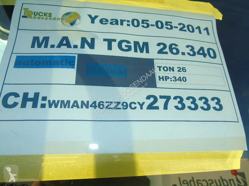شاحنة MAN 26.340 + 19.000 LITER + 4COMP + 6X2