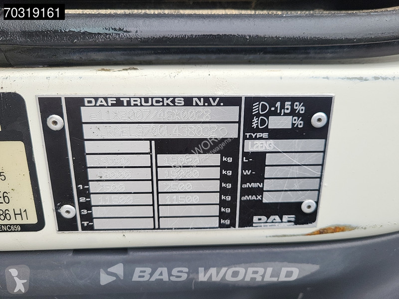 شاحنة DAF 250 4X2 HYVA HB150XE3 Crane Kran...