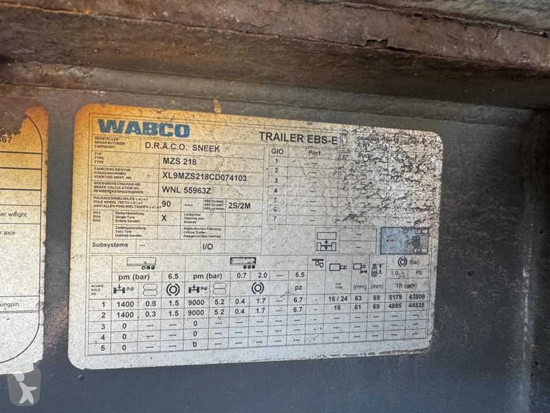 شاحنة Volvo 6X2 EURO 6 LIFTAS + DRACO TRAILER +...