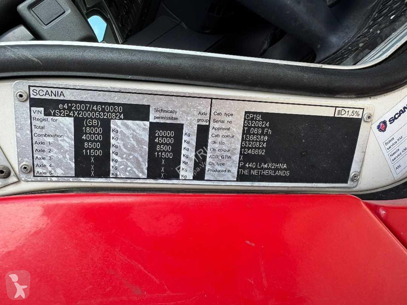 شاحنة Scania P410 RHD 6X2 EURO 5 - COMPETE 2013...
