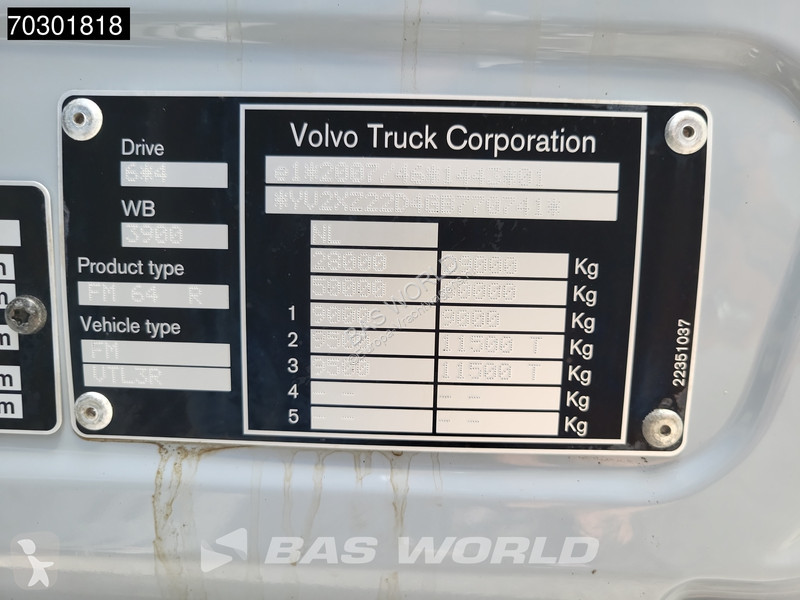 شاحنة Volvo FMX 6X4 NL-truck 21tons Hydrolift...