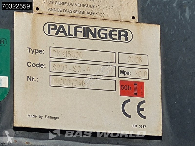 شاحنة Volvo FM 420 FM 6X2 Palfinger PK15500...