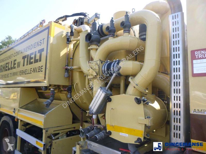شاحنة Renault D 26 Wide 6x2 vacuum tank 11 m3