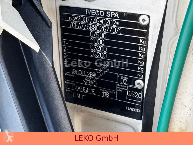 شاحنة Iveco 75 E 160 Mit Xarios 600 Bis -29°C