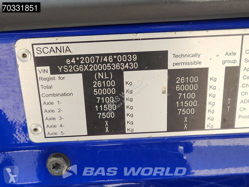شاحنة Scania G410 G 6X2 N-Truck BDF Retarder...