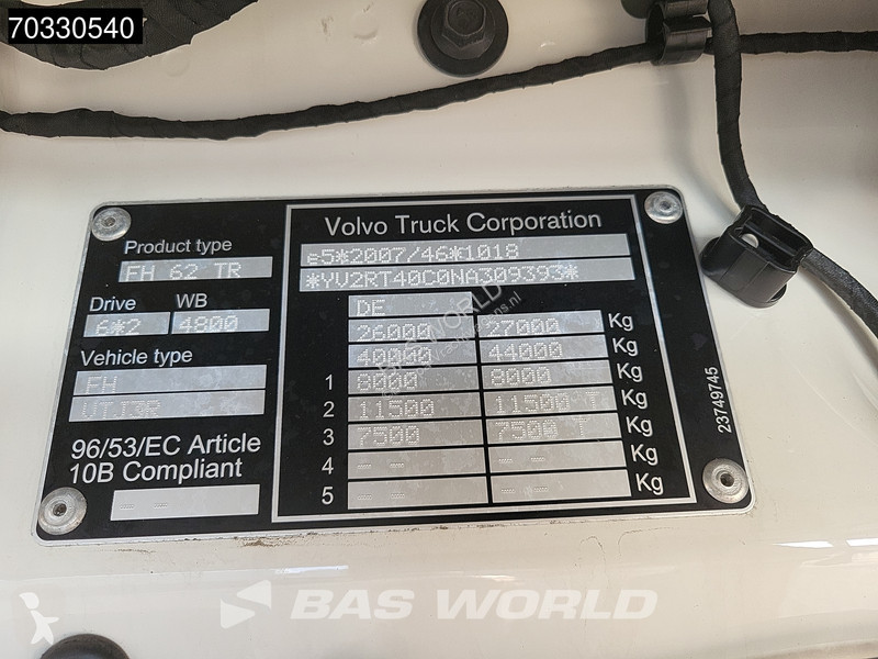 Camión Volvo 500  6X2 BDF Full Air Lift-Axle...