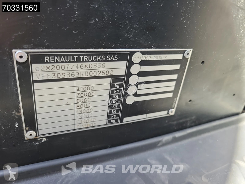 Vrachtwagen Renault C 480 C 8X4 16m3 Meiller...