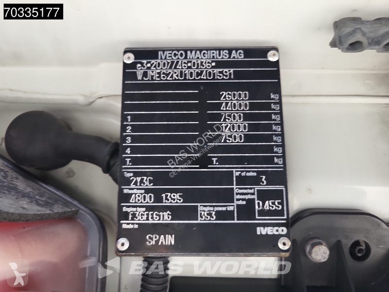 Camion Iveco 480 6X2 BDF Full Air suspension...