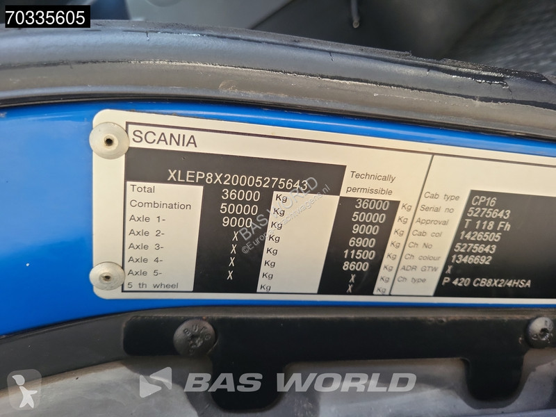 Camion Scania P420 8X2 N-truck APK VD S-30-6600...