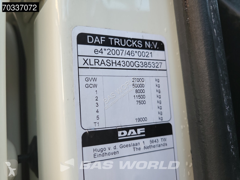 DAF 480 6X2 BDF Lift-Axle MX Engine Brake...