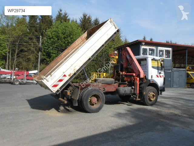 Kamion Mercedes Allradkipper mit Kran MB AK