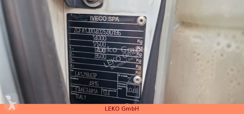 شاحنة Iveco 140E18 Supra 950MT Bis -30°C