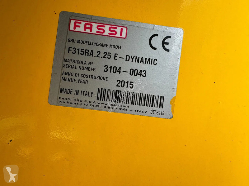 Kamion Mercedes 4448 8X4 + EURO 6 + FASSI F315...