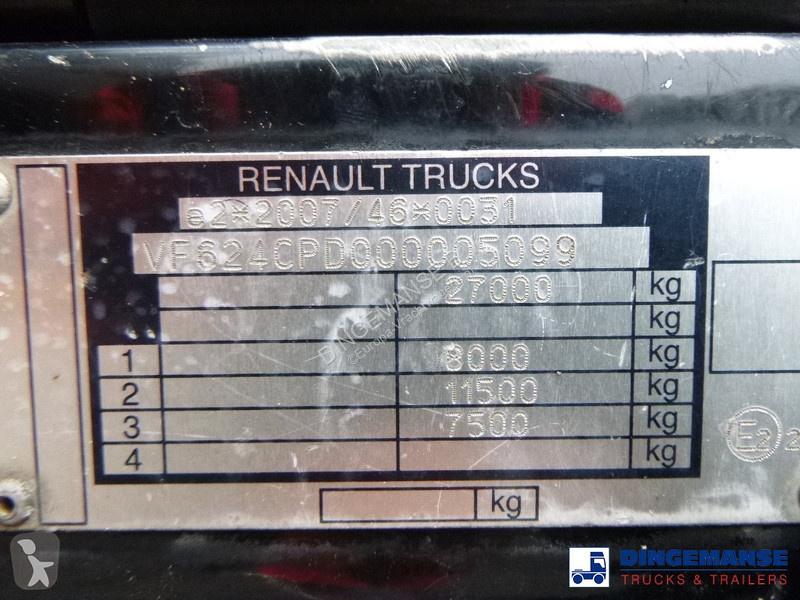 Kamion Renault 380 dxi 6x2 RHD + Hiab XS122 Duo