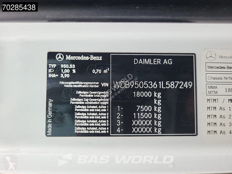 Kamion Mercedes 1833 4X2 Thermo-King T-1200R...