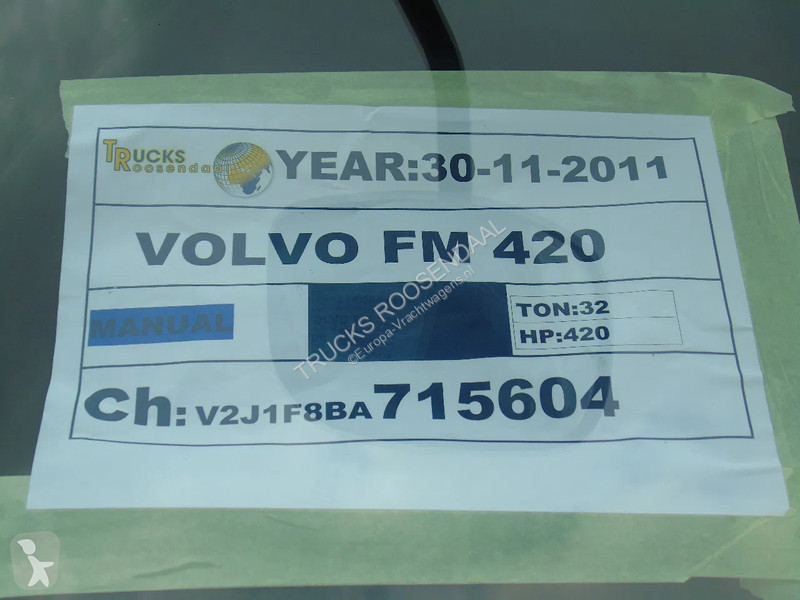 Kamion Volvo FM 420 + STOKOTA ECOTA 10.500LITER...