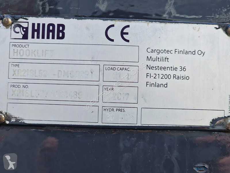 شاحنة Scania R500 NGS 6x2*4 - HIAB Hooklift 21T...