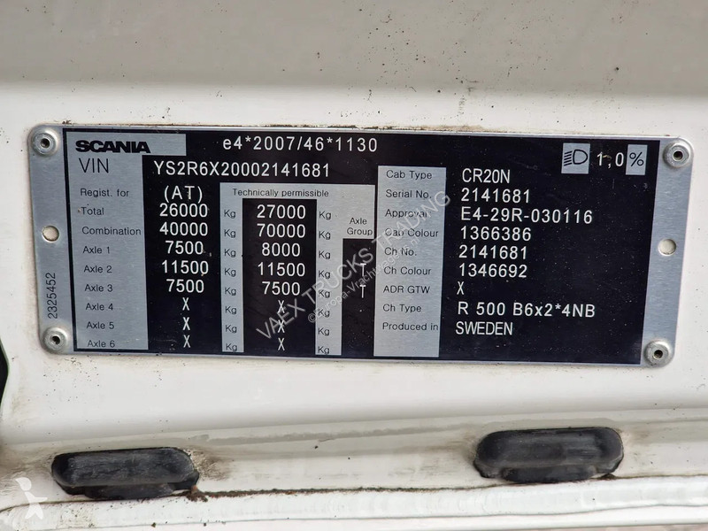 شاحنة Scania R500 NGS 6x2*4 - Food tipper 4...