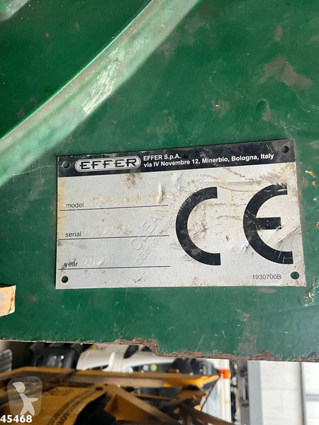 شاحنة Scania R 490 8x4 Euro 6 Effer  Tonmeter...