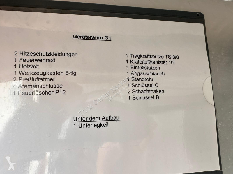 Camion Mercedes 814 F LF 8 6 FEUERWEHR mit...
