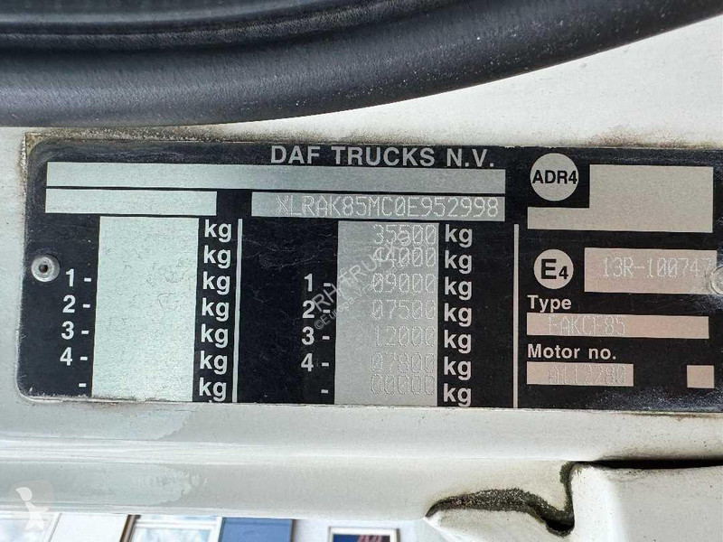 شاحنة DAF 85510 8X2 EURO 5 - HMF 2620-K5 +...
