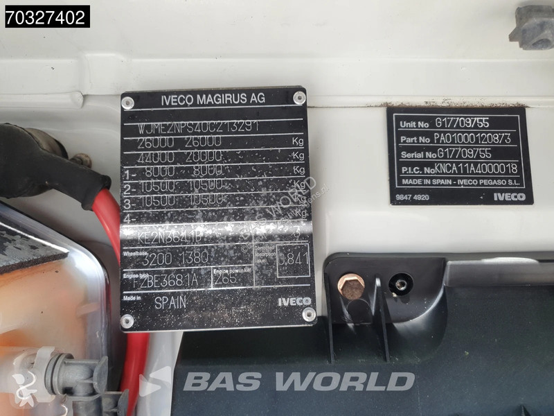 شاحنة Iveco 360 6X4 Full Steel Manual Gearbox...
