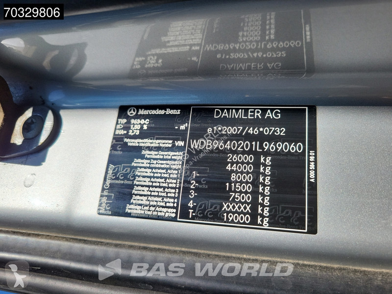 شاحنة Mercedes 2545 6X2 Meiller RK 20.67...
