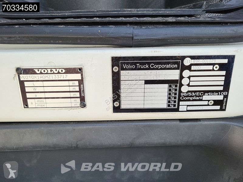 Camion Volvo 250 4X2 12tonner 1500kg...