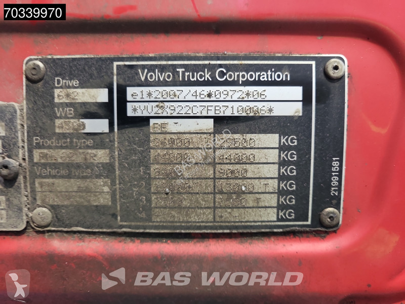 Teherautó Volvo FM 370 6X2 20tons Gergen...