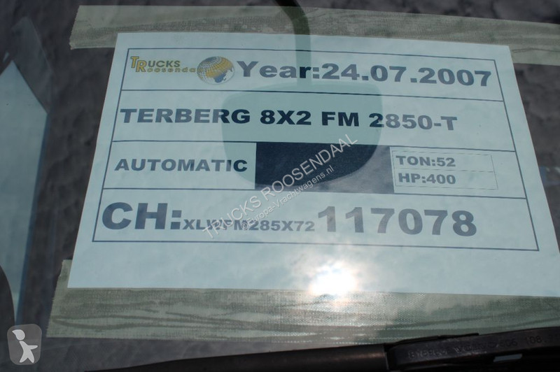 Camion Terberg FM 2850 hiab 200c + 10x4 + fully...