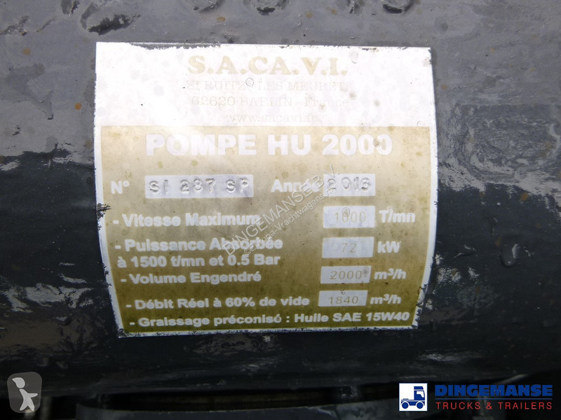 Camion Mercedes 2541 6x2 RHD E5 Huwer vacuum...