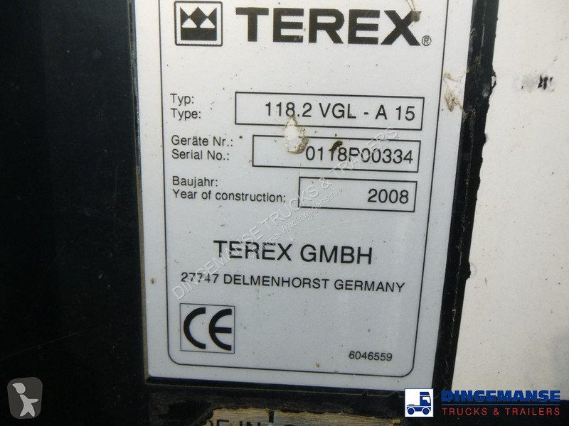 DAF 85360 8X4 RHD tipper + Terex 118.2 VGL-A15...