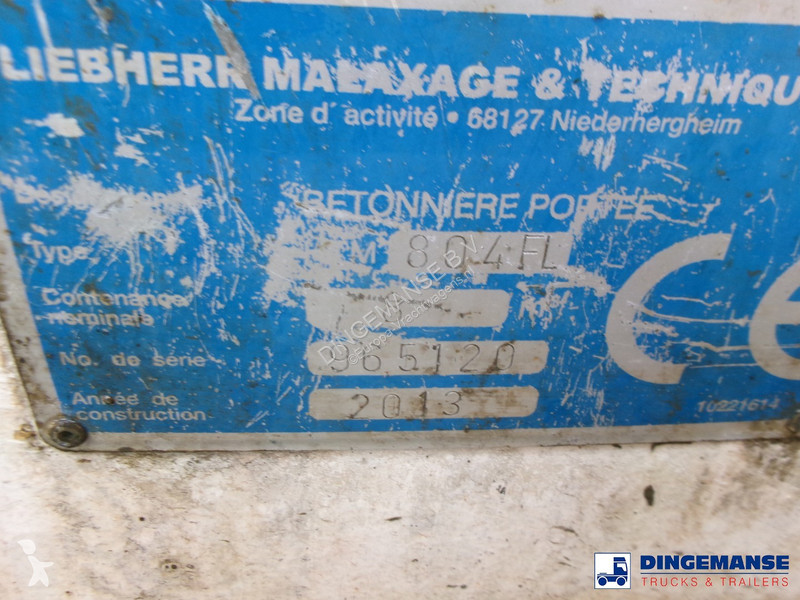 Lastbil MAN 32.360 8X4 Euro 6 Liebherr concrete...