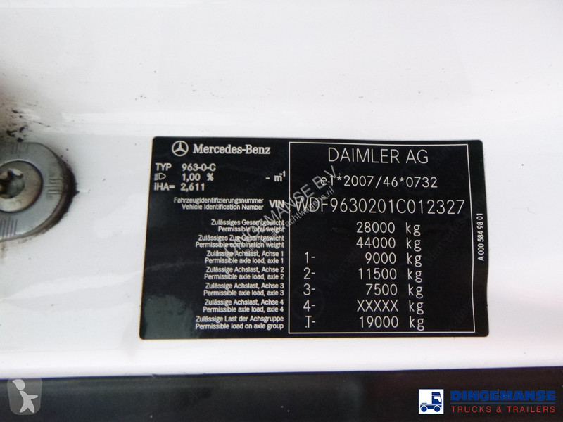 Kamion Mercedes 2843 6x2 Hyva container hook 20t