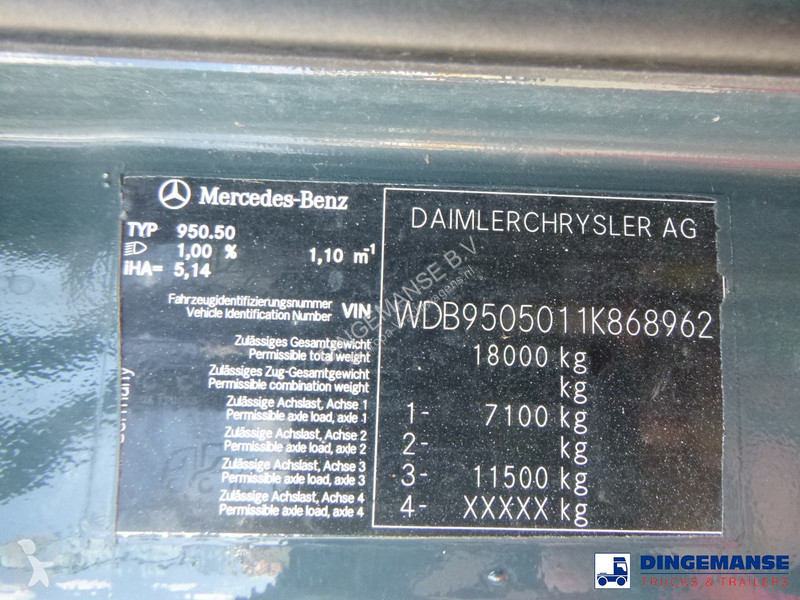 Camion Mercedes 1823 4x2 Putzmeister concrete...