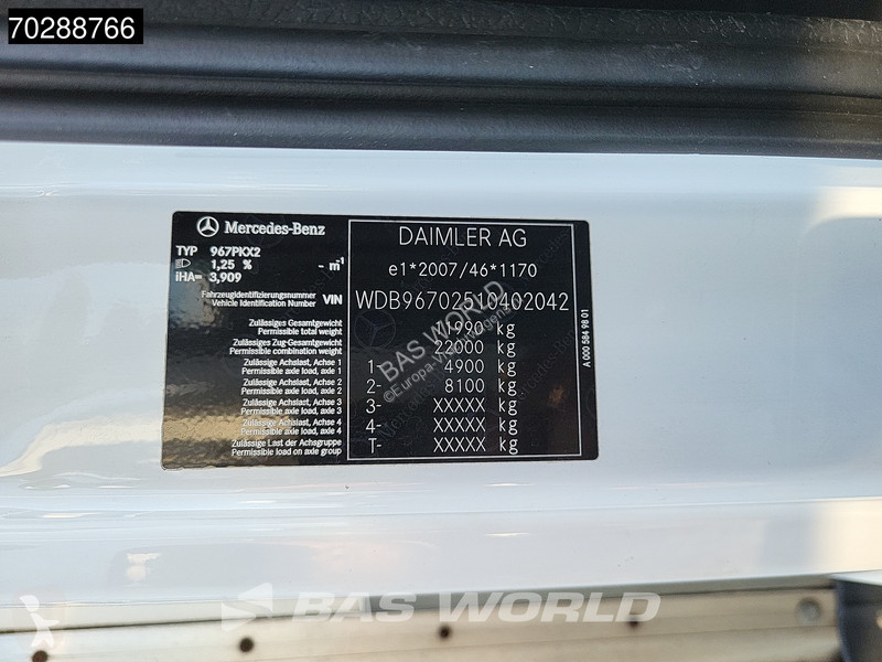 Kamion Mercedes 1221 4X2 Ladebordwand Euro 6