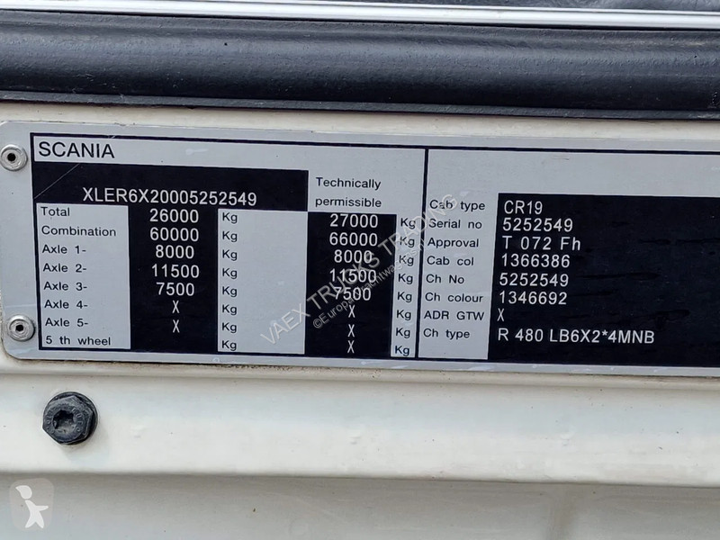 Camion Scania 480 Topline 6x2*4 - Thermoking...