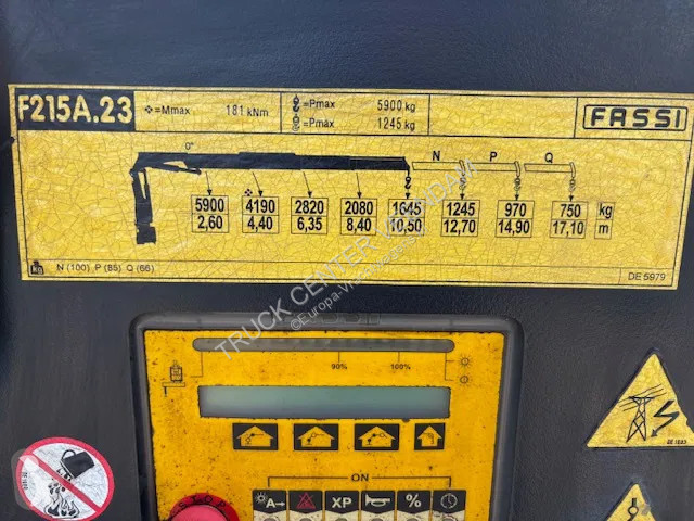 Kamion DAF 75250 4x2 Fassi F215 crane Radio...