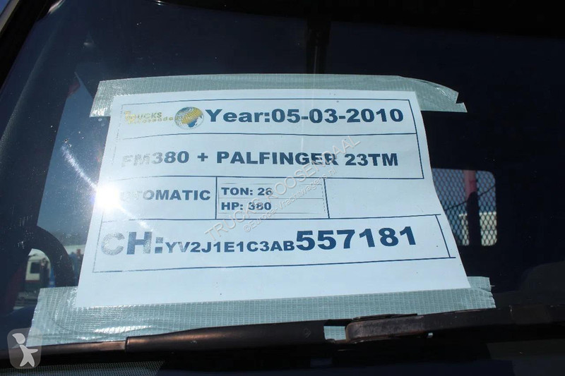 شاحنة Volvo FM 370 + PALFINGER 23002  /6EXT +...