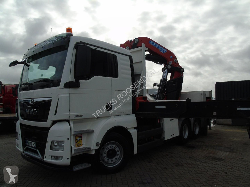 شاحنة MAN 580 + EFFER 1855/6S + 8X4 + EURO 6 +...