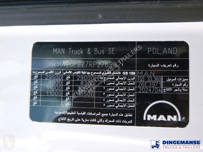 شاحنة MAN 33.360 6x4 chassis Euro 2 new/unused