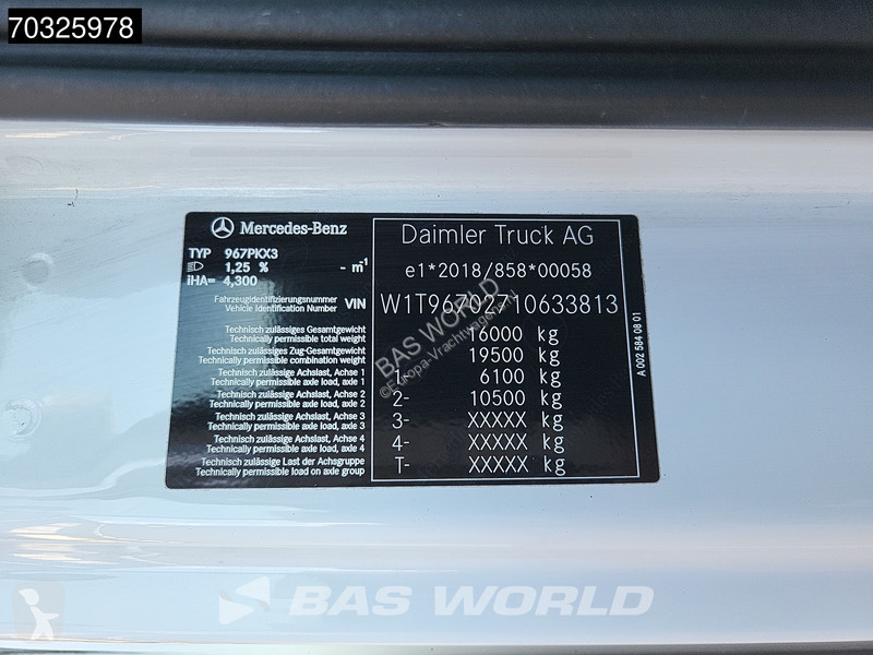 Mercedes 1523 4X2 Frigoblock Cooler Dhollandia...