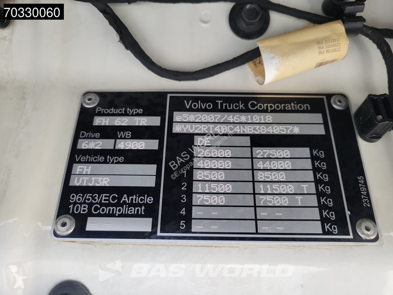 شاحنة Volvo 500 6X2 BDF Full Air Lift-Axle...