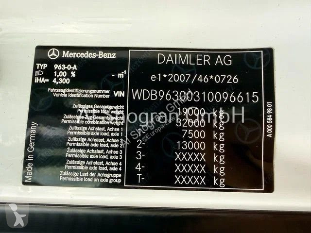 شاحنة Mercedes 1827 Carrier Supra 1150 / Euro 6...