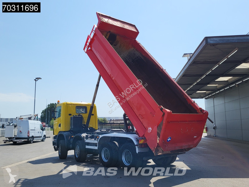 شاحنة Scania 420  8X6 8x6 Steel suspension 18m3...