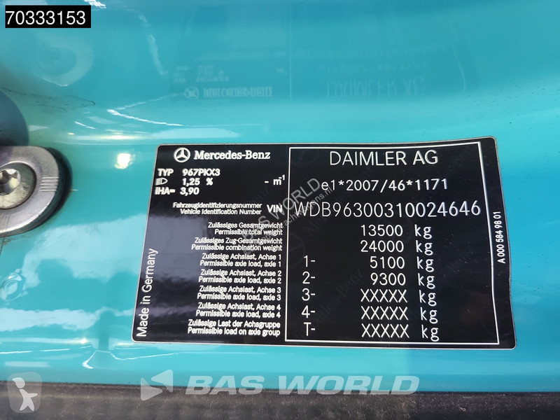 Camion Mercedes 1835 4X2 Meiller RK20 65TS...