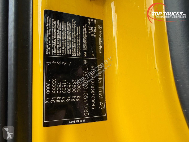 Camión Mercedes 2543 6x2 Retarder - Curtainside...