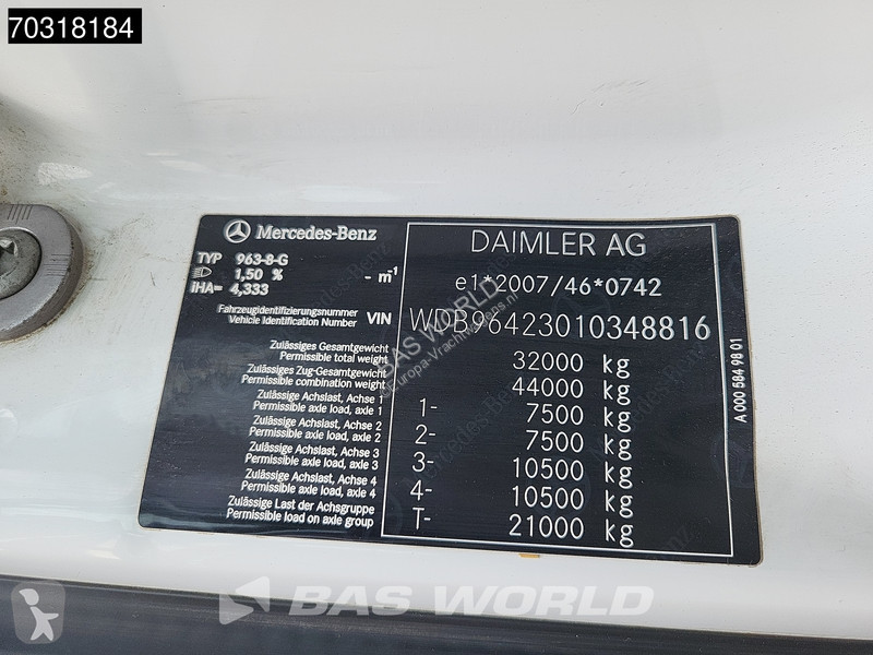 Kamion Mercedes 3243 8X4 16m3 tipper Full Steel...